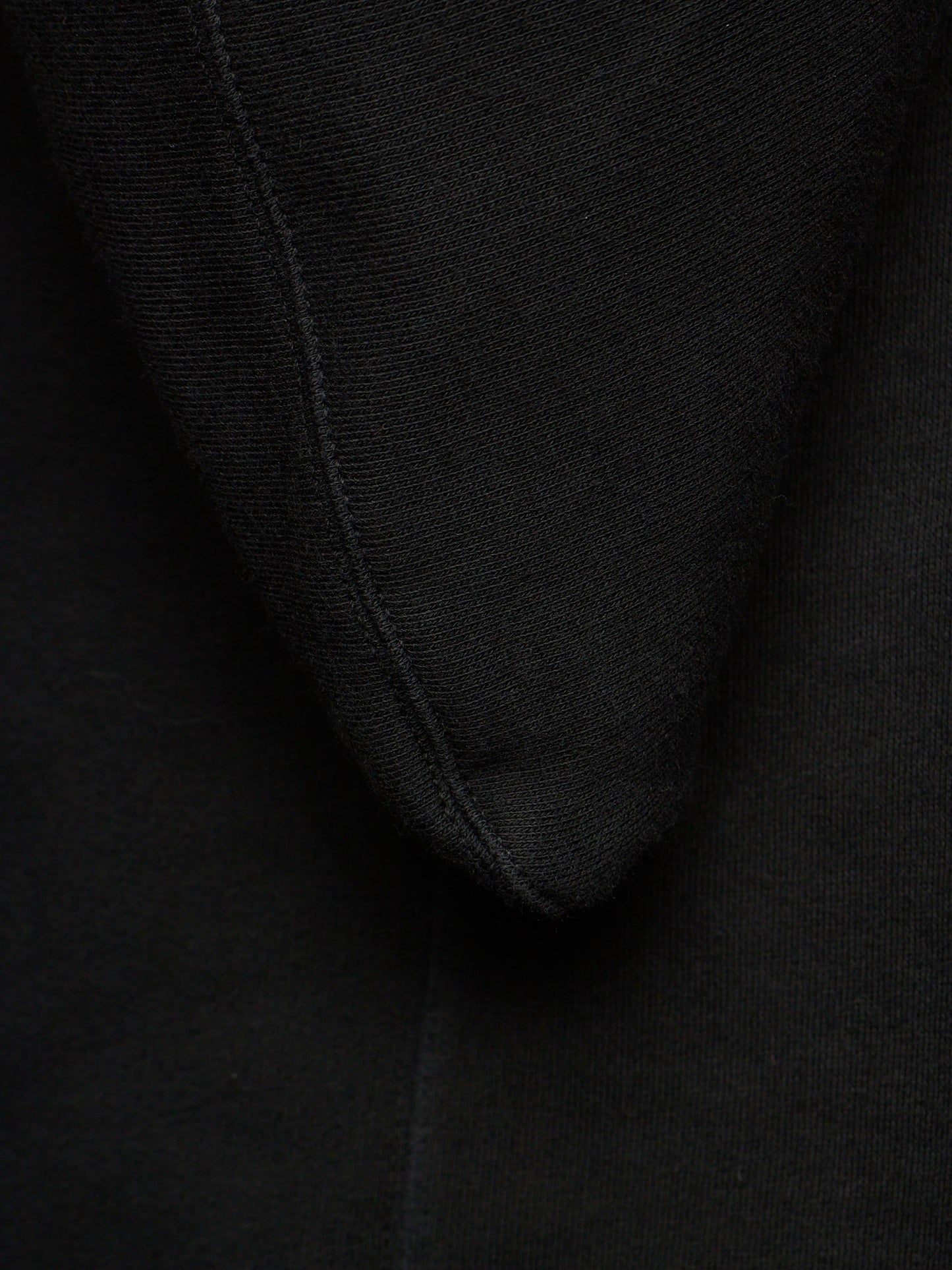 Rick Owens DRKSHDW AW11 "LIMO" Black Druid Cotton Fleece Oversized Hoodie
