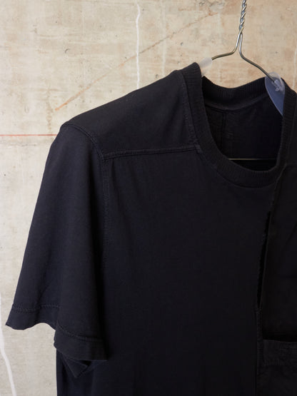 Rick Owens DRKSHDW AW16 "MASTODON" Velcro Pocket Level T-shirt