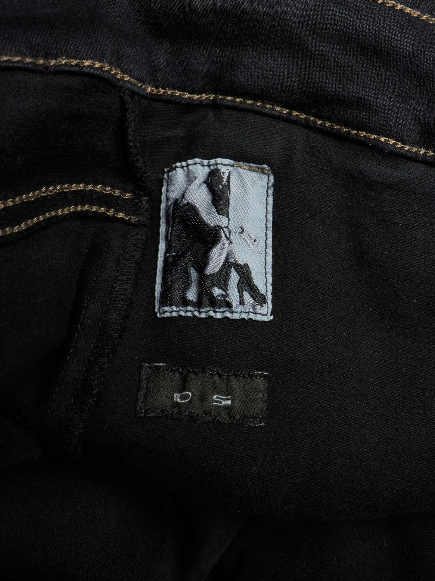 Rick Owens DRKSHDW AW16 "MASTODON" BLACK MATTE Waxed Gladiator Kilt Layer Denim