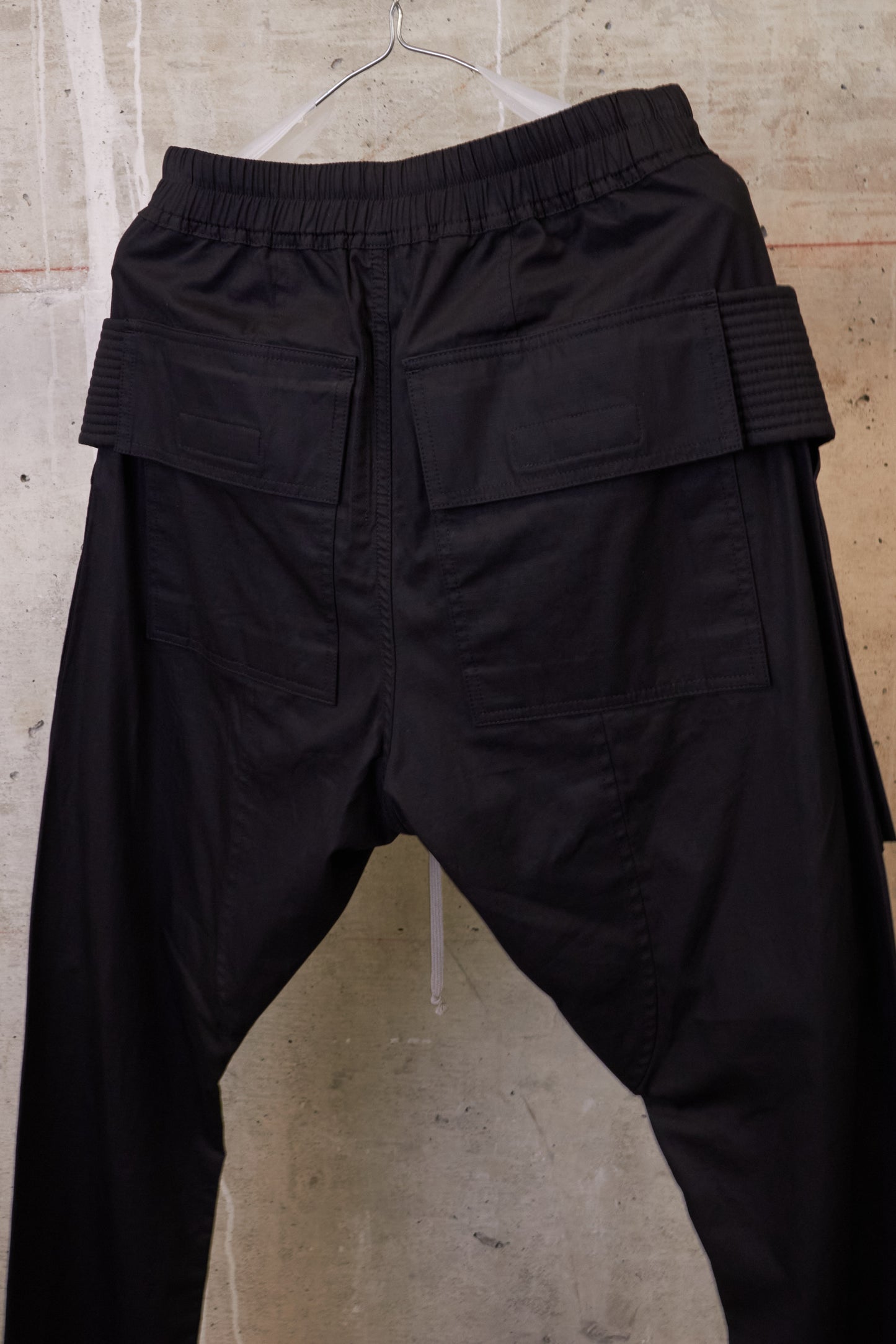 Rick Owens DRKSHDW SS19 "BABEL" Rip Stop Creatch Cargo Pants