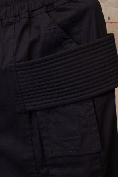Rick Owens DRKSHDW SS19 "BABEL" Rip Stop Creatch Cargo Pants