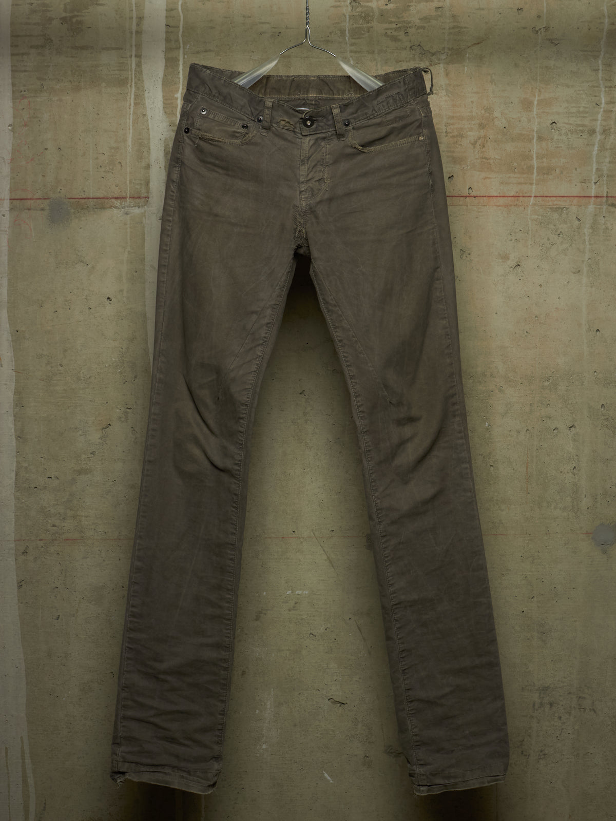 Rick Owens DRKSHDW AW05 "EXPLODER" DUST Distressed Skinny Denim