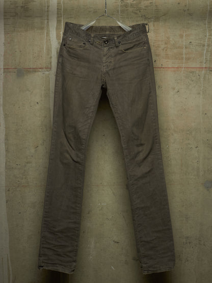 Rick Owens DRKSHDW AW05 "EXPLODER" DUST Distressed Skinny Denim