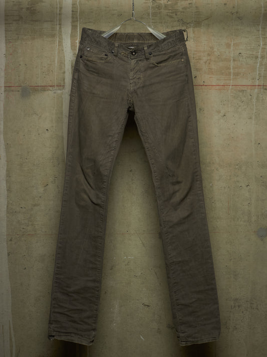 Rick Owens DRKSHDW AW07 "EXPLODER" DUST Distressed Skinny Denim