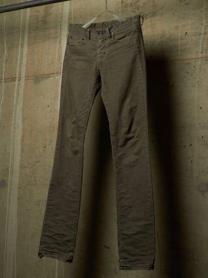 Rick Owens DRKSHDW AW05 "EXPLODER" DUST Distressed Skinny Denim
