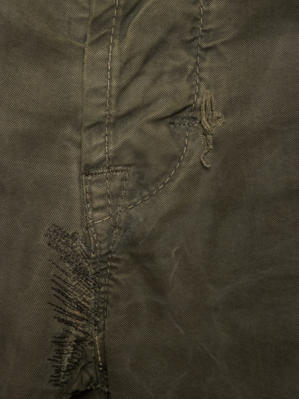 Rick Owens DRKSHDW AW05 "EXPLODER" DUST Distressed Skinny Denim