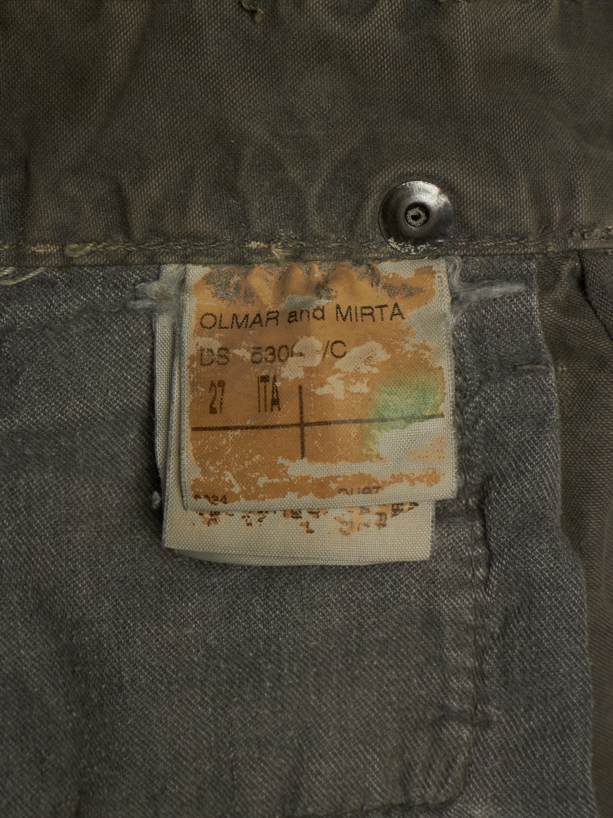 Rick Owens DRKSHDW AW05 "EXPLODER" DUST Distressed Skinny Denim