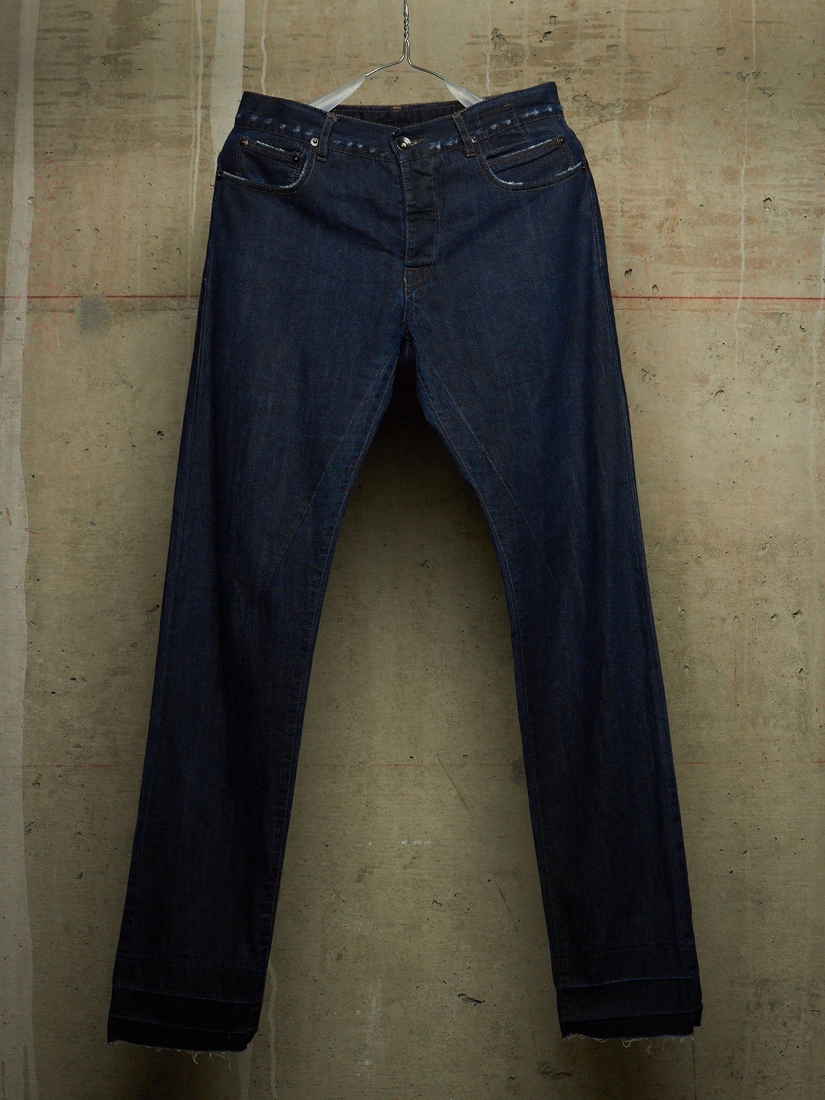 Rick Owens DRKSHDW AW08 "STAG" Dark Indigo ‘Berlin Cut’ Skinny Denim