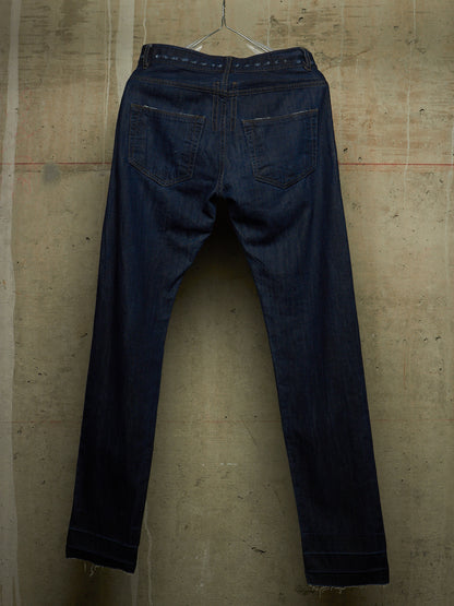 Rick Owens DRKSHDW AW08 "STAG" Dark Indigo ‘Berlin Cut’ Skinny Denim