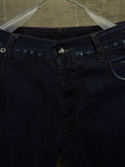Rick Owens DRKSHDW AW08 "STAG" Dark Indigo ‘Berlin Cut’ Skinny Denim