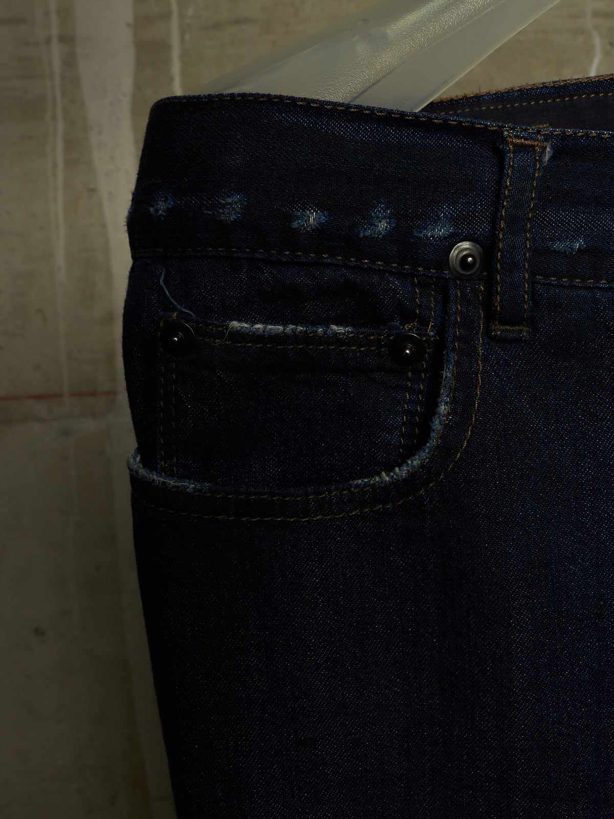 Rick Owens DRKSHDW AW08 "STAG" Dark Indigo ‘Berlin Cut’ Skinny Denim