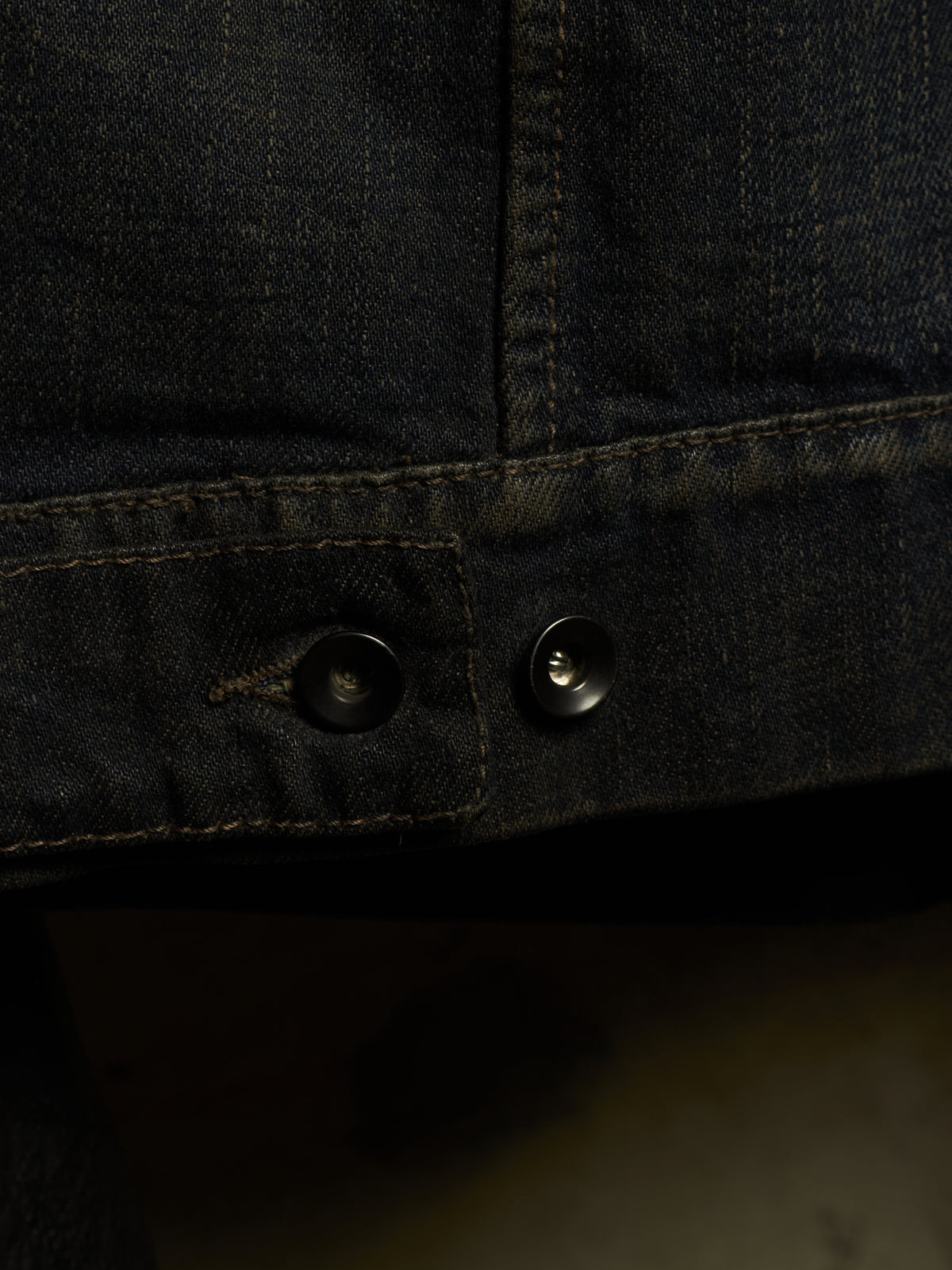 Rick Owens DRKSHDW AW11 "LIMO" BLUE BLACK Hybrid Slave Denim Jacket