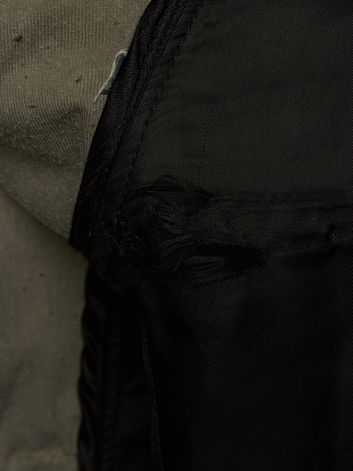 Rick Owens DRKSHDW AW11 "LIMO" BLUE BLACK Hybrid Slave Denim Jacket