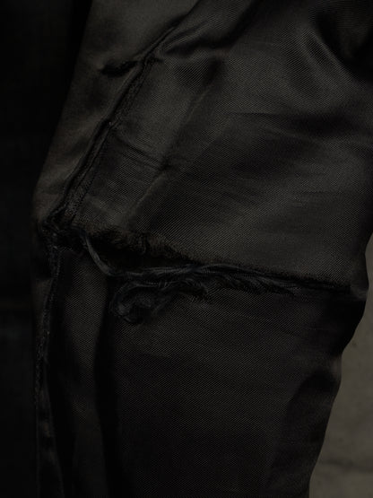 Rick Owens DRKSHDW AW11 "LIMO" BLUE BLACK Hybrid Slave Denim Jacket