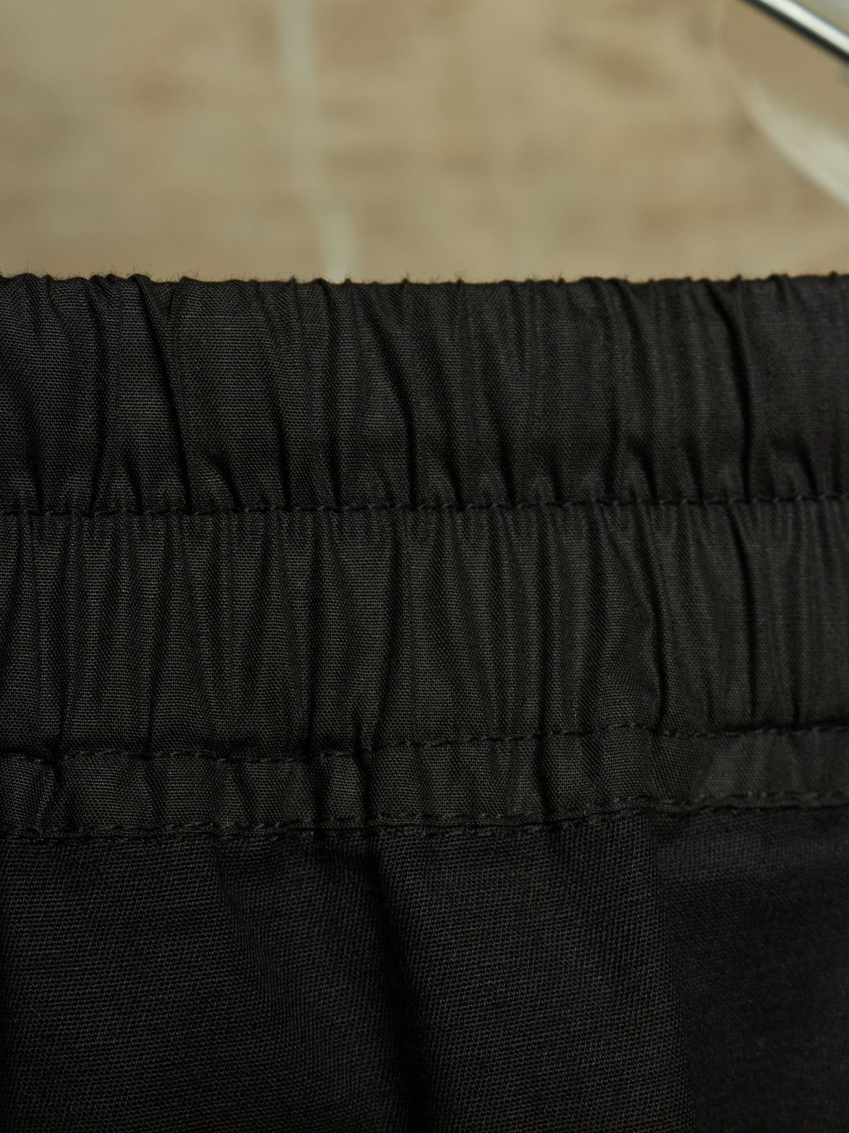 Rick Owens DRKSHDW AW16 "MASTODON" Black Protruding Pockets Drop-Crotch Cargo Capris