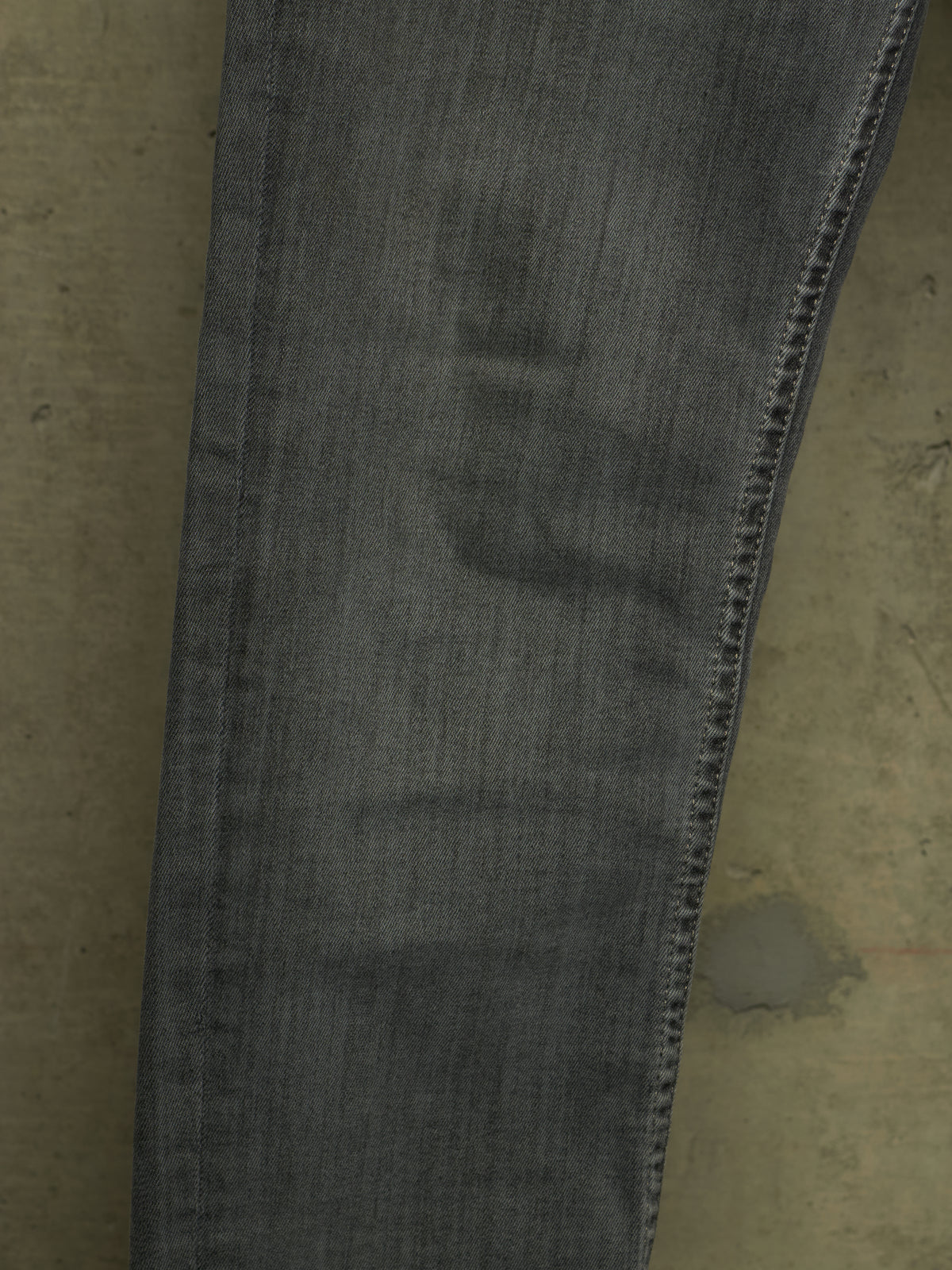 Rick Owens DRKSHDW AW20 "PERFORMA" BACTERIA Grey 'Tyrone Cut' Stretch Skinny Denim (28)