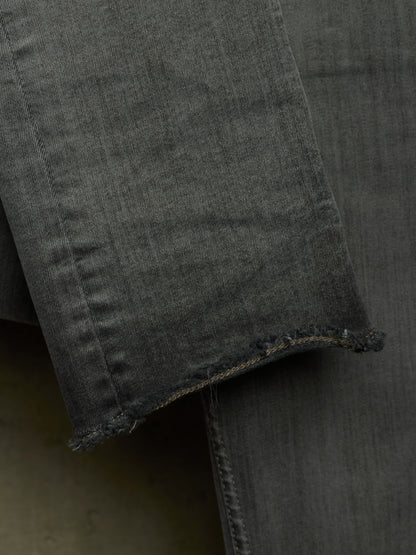 Rick Owens DRKSHDW AW20 "PERFORMA" BACTERIA Grey 'Tyrone Cut' Stretch Skinny Denim (28)