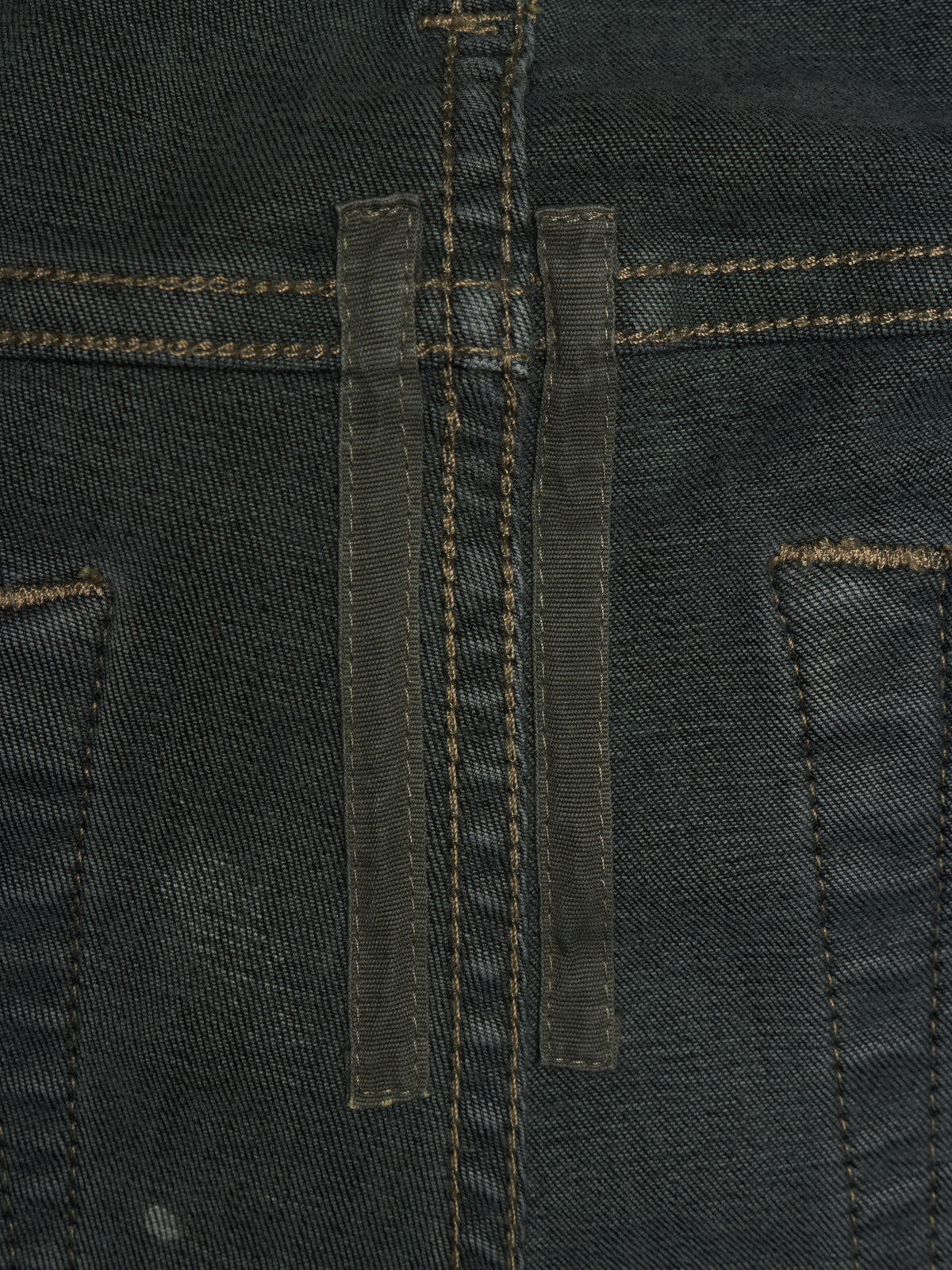 Rick Owens DRKSHDW AW20 "PERFORMA" BACTERIA Grey 'Tyrone Cut' Stretch Skinny Denim (28)