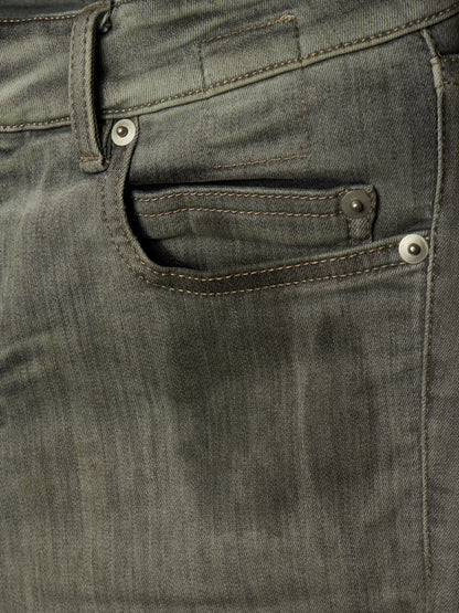 Rick Owens DRKSHDW AW20 "PERFORMA" BACTERIA Grey 'Tyrone Cut' Stretch Skinny Denim (29)