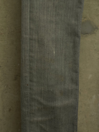 Rick Owens DRKSHDW AW20 "PERFORMA" BACTERIA Grey 'Tyrone Cut' Stretch Skinny Denim (29)