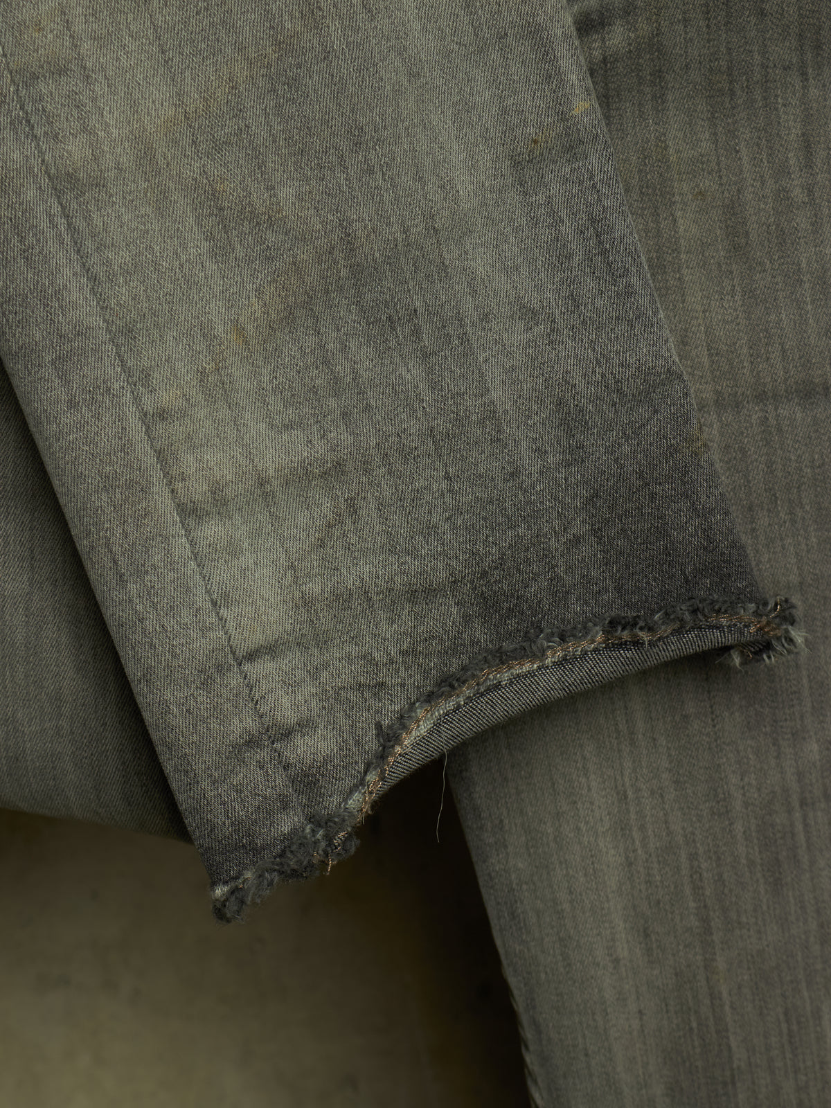 Rick Owens DRKSHDW AW20 "PERFORMA" BACTERIA Grey 'Tyrone Cut' Stretch Skinny Denim (29)