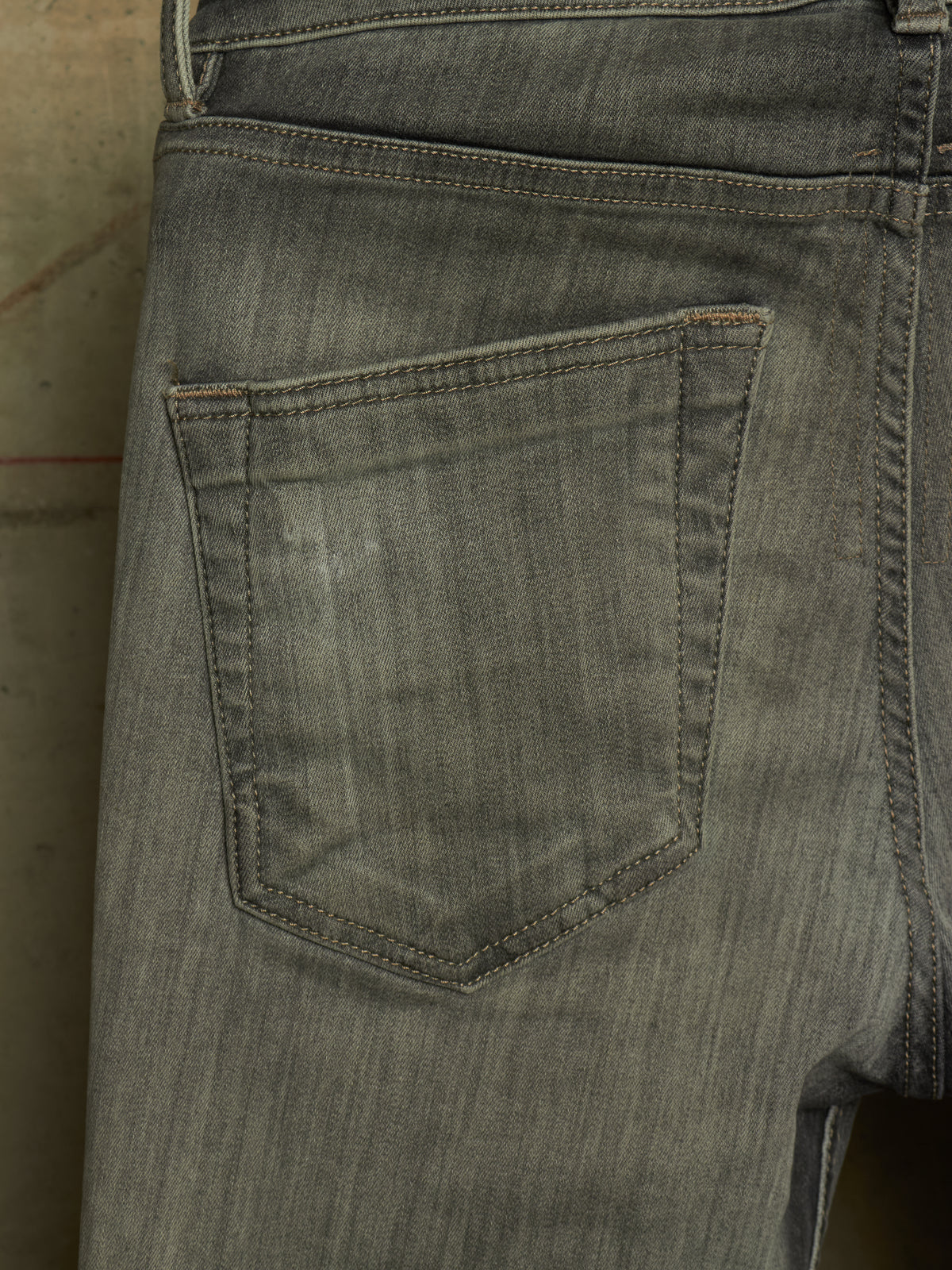 Rick Owens DRKSHDW AW20 "PERFORMA" BACTERIA Grey 'Tyrone Cut' Stretch Skinny Denim (29)