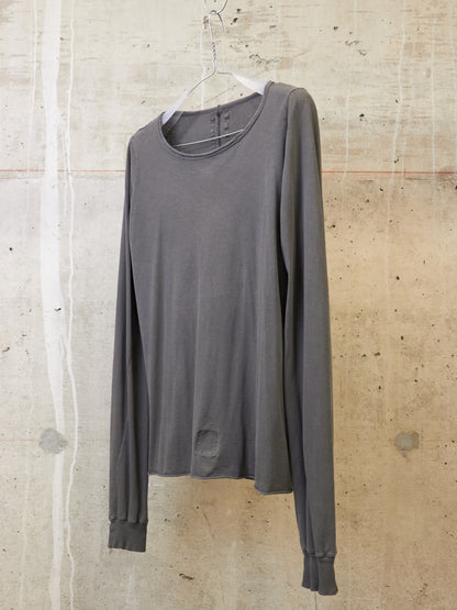 Rick Owens DRKSHDW SS06 "TUNGSTEN" DRKSHADOW Rolled Hem Long-sleeves