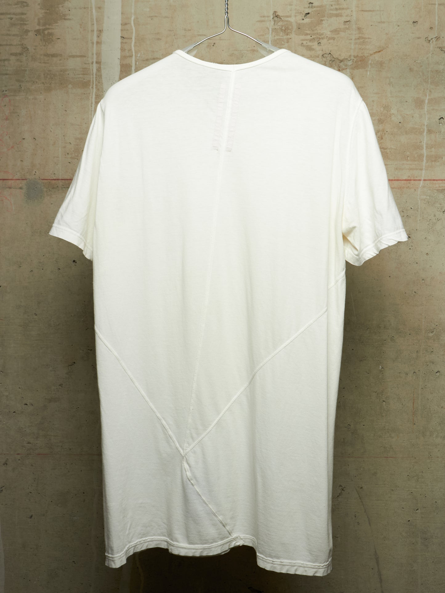 Rick Owens DRKSHDW 00s White Longline T-shirt