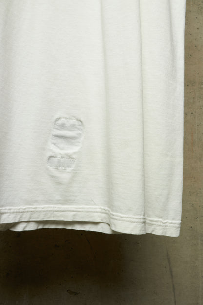Rick Owens DRKSHDW 00s White Longline T-shirt