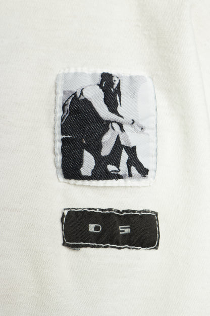 Rick Owens DRKSHDW 00s White Longline T-shirt