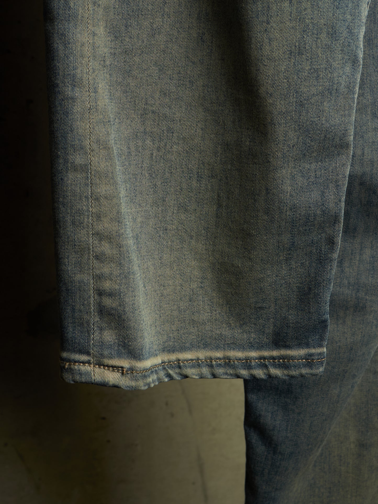 Rick Owens DRKSHDW SS19 "BABEL" HUSTLER 'Berlin Cropped Cut' Denim