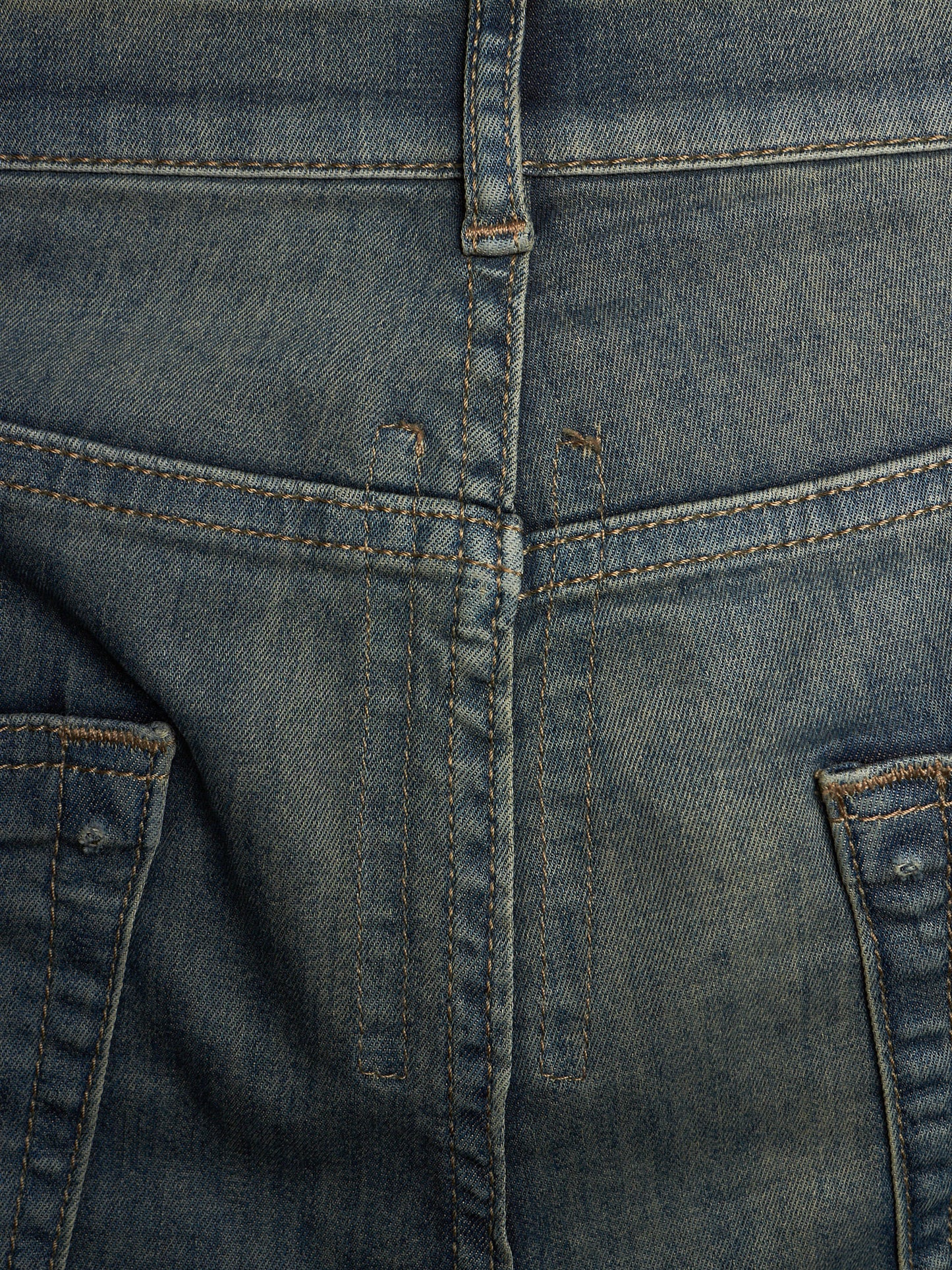Rick Owens DRKSHDW SS19 "BABEL" HUSTLER 'Berlin Cropped Cut' Denim