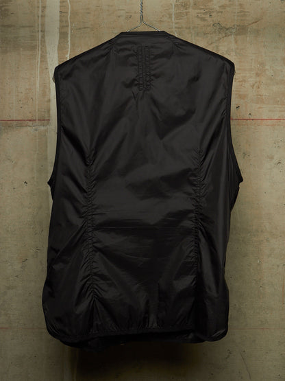 Rick Owens DRKSHDW SS15 "FAUN" Black Nylon Asymmetric Tactical Cargo Vest