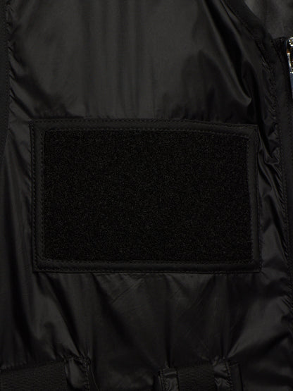 Rick Owens DRKSHDW SS15 "FAUN" Black Nylon Asymmetric Tactical Cargo Vest