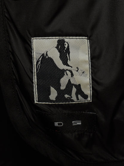 Rick Owens DRKSHDW SS15 "FAUN" Black Nylon Asymmetric Tactical Cargo Vest