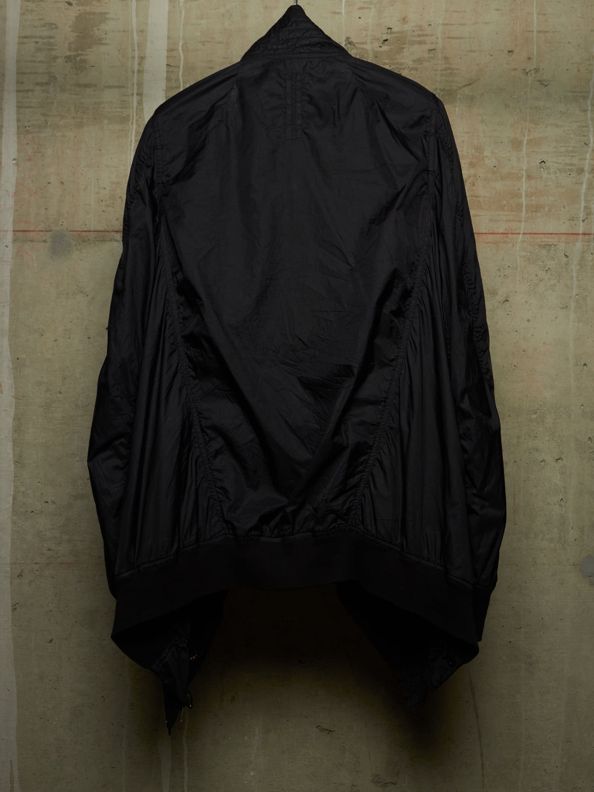 Rick Owens DRKSHDW SS16 "CYCLOPS" Black Nylon Exploder Jacket