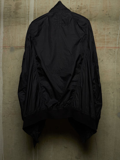 Rick Owens DRKSHDW SS16 "CYCLOPS" Black Nylon Exploder Jacket