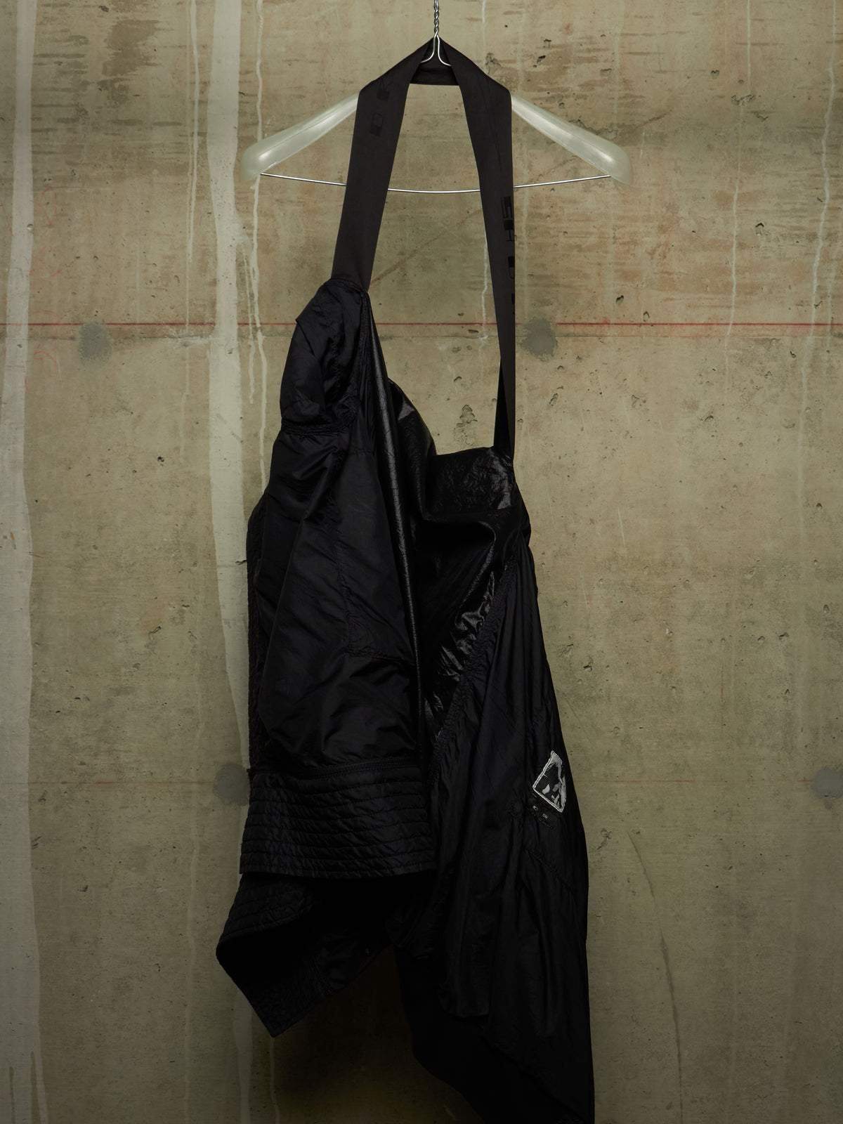 Rick Owens DRKSHDW SS16 "CYCLOPS" Black Nylon Exploder Jacket
