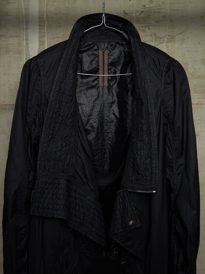 Rick Owens DRKSHDW SS16 "CYCLOPS" Black Nylon Exploder Jacket