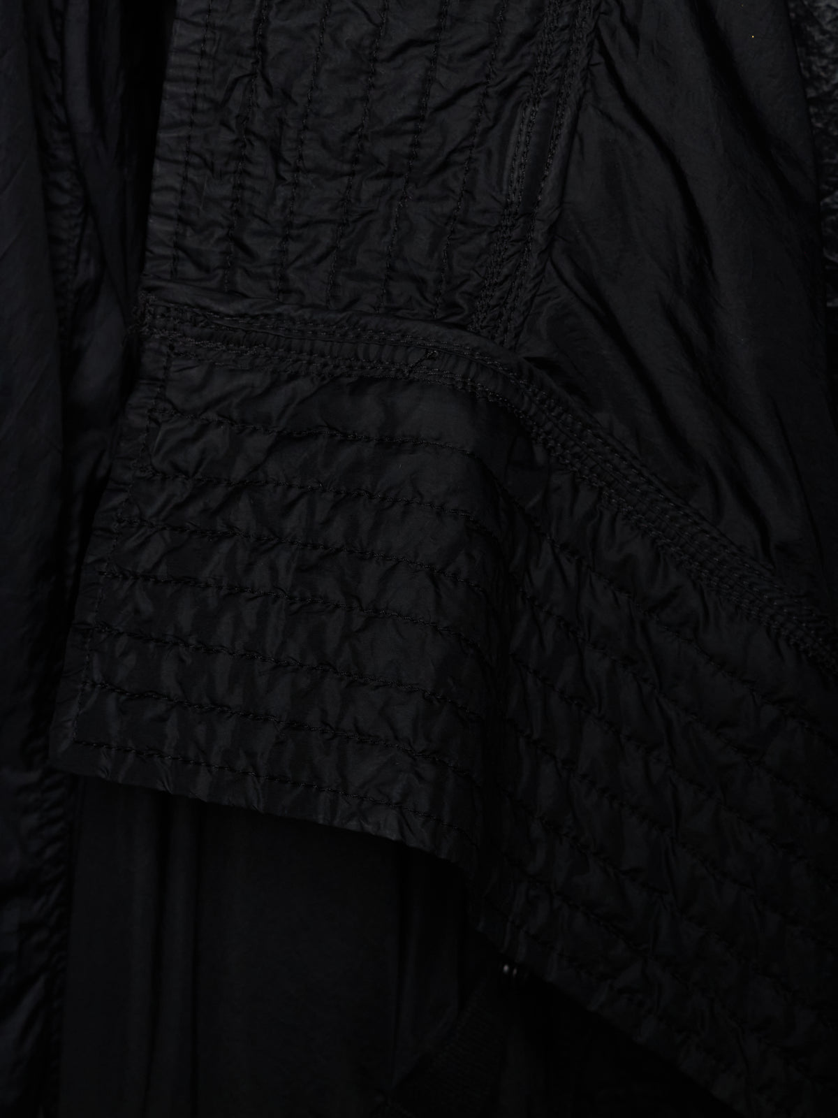 Rick Owens DRKSHDW SS16 "CYCLOPS" Black Nylon Exploder Jacket
