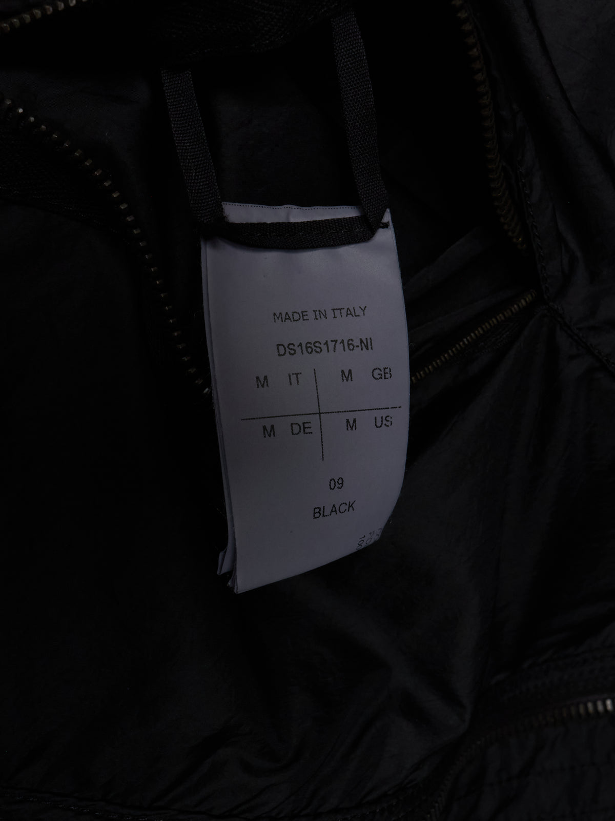 Rick Owens DRKSHDW SS16 "CYCLOPS" Black Nylon Exploder Jacket