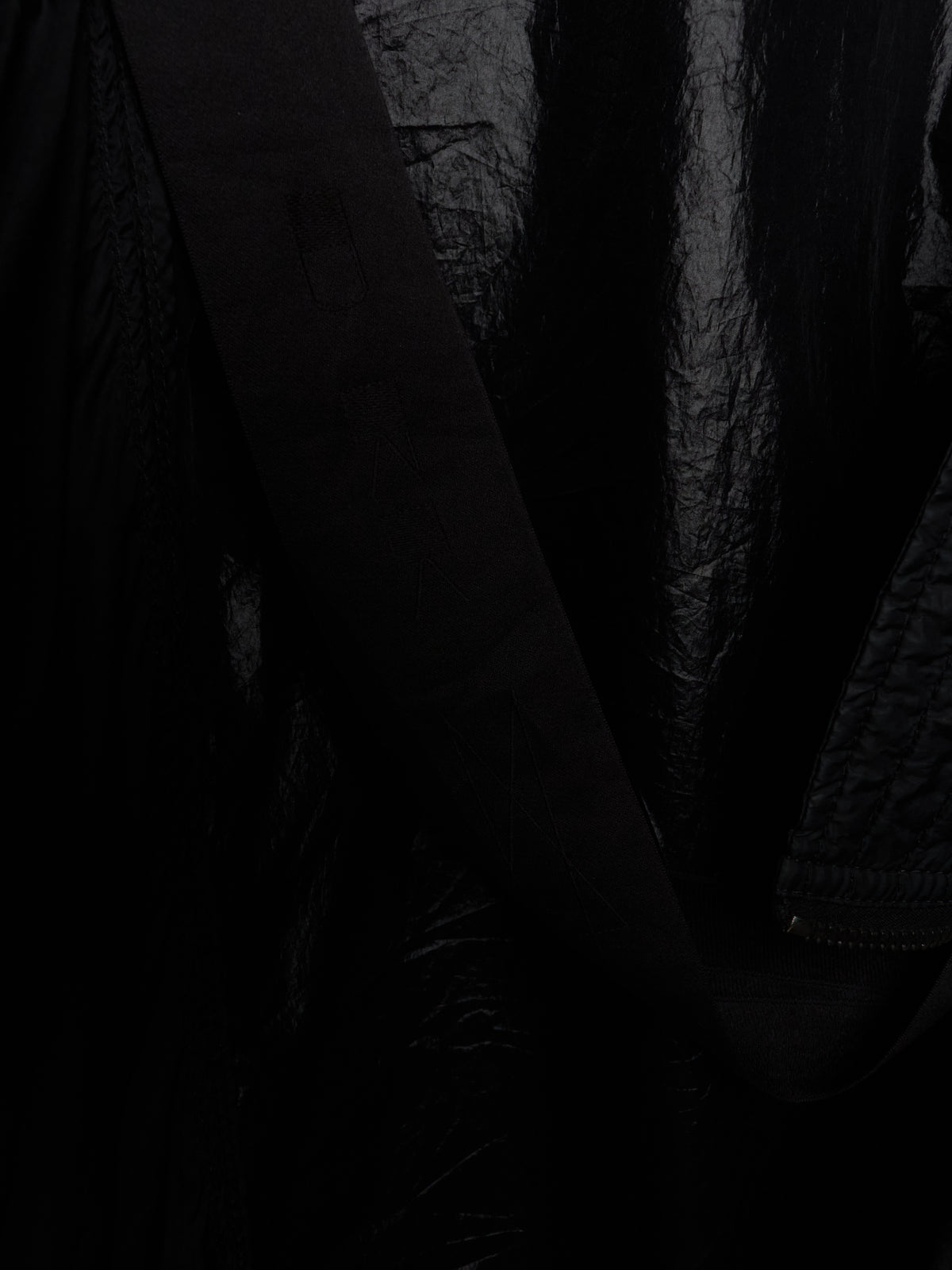 Rick Owens DRKSHDW SS16 "CYCLOPS" Black Nylon Exploder Jacket