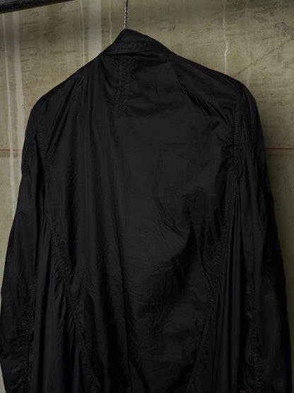 Rick Owens DRKSHDW SS16 "CYCLOPS" Black Nylon Exploder Jacket