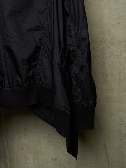 Rick Owens DRKSHDW SS16 "CYCLOPS" Black Nylon Exploder Jacket