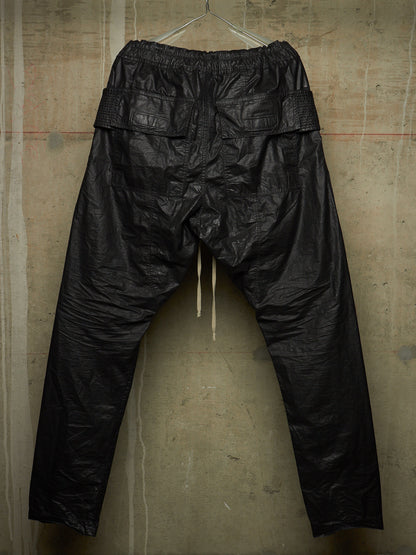 Rick Owens DRKSHDW SS21 "PHLEGETHON" Waxed Creatch Cargo Cotton Pants