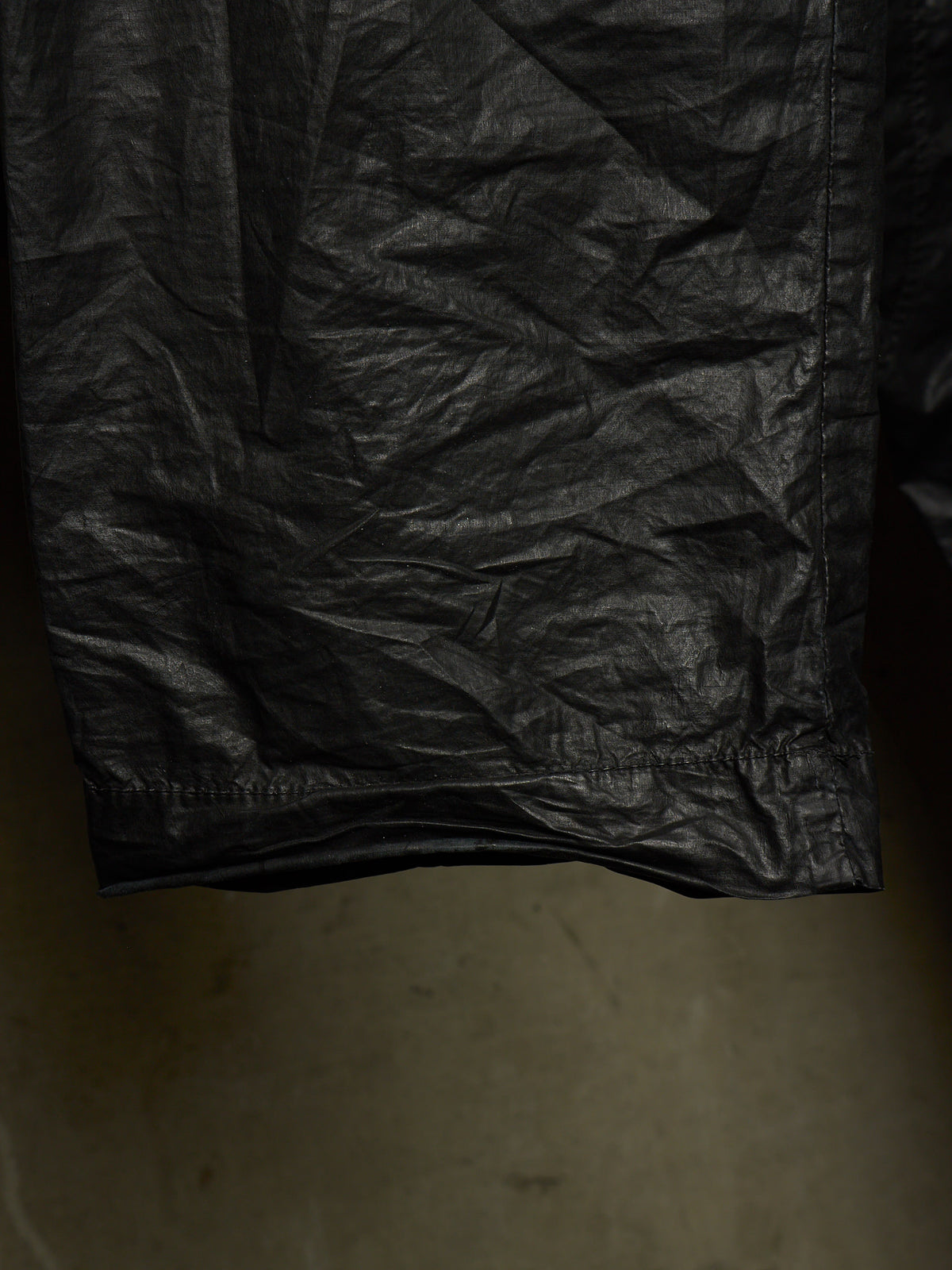 Rick Owens DRKSHDW SS21 "PHLEGETHON" Waxed Creatch Cargo Cotton Pants