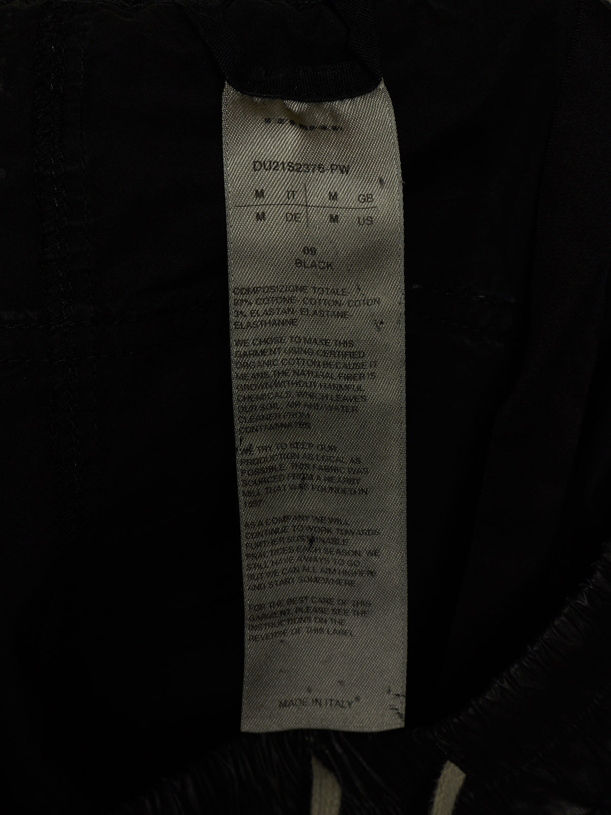 Rick Owens DRKSHDW SS21 "PHLEGETHON" Waxed Creatch Cargo Cotton Pants