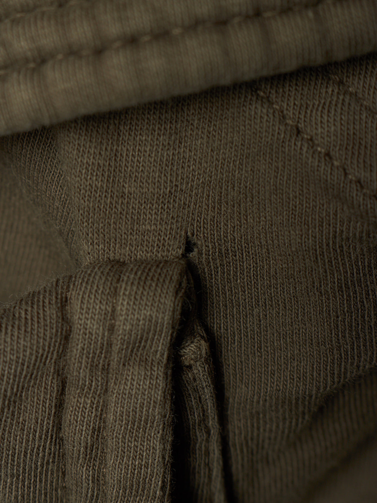 Rick Owens DRKSHDW SS23 "EDFU" DUST Cotton Jersey Creatch Cargo Shorts