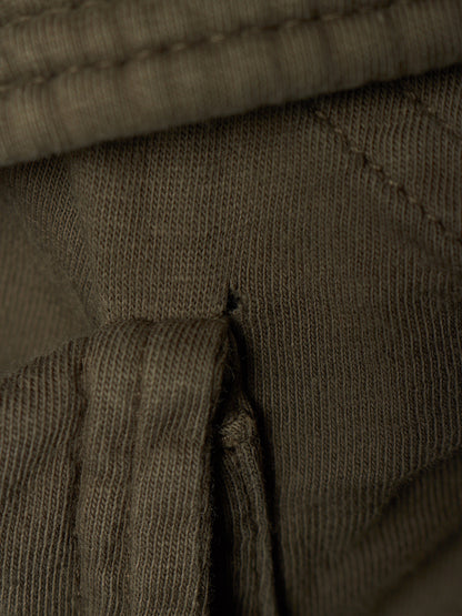 Rick Owens DRKSHDW SS23 "EDFU" DUST Cotton Jersey Creatch Cargo Shorts
