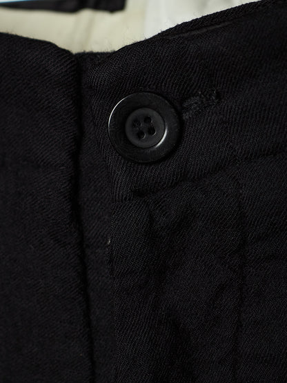 Rick Owens AW08 "STAG" Bias Cut Frayed Hem Flare Wool Trousers